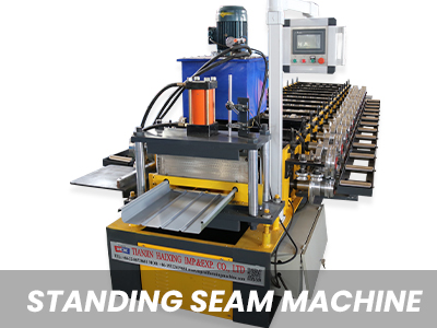 Standing seam machine