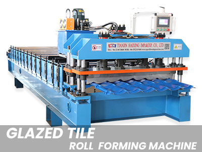 glazed tile roll forming machine