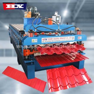Dwuwarstwowa maszyna do blachodachówki trapezowej t6+blachodachówki 1045