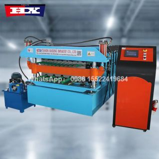 Double layer roof making machine 686 and 762 Trapezoidal panel