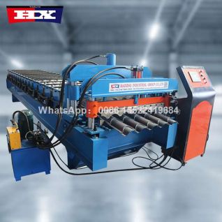 Glazed tile metal roof forming machine