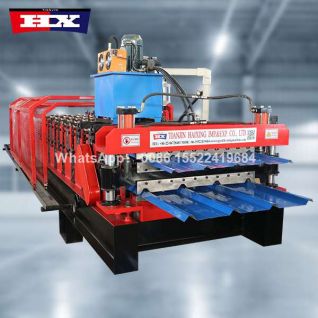 Double layer metal roof sheet making machine