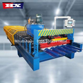Trapezoidal panel roll forming machine