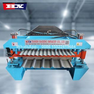 Double deck roll forming machine for Trapezoidal and Corrugated roof