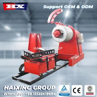 Hydraulic Decoiler Machine for 15 Ton Coil Uncoiling