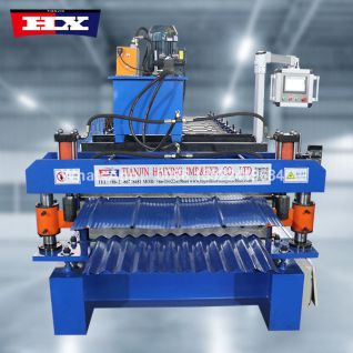 Maquina para hacer planchas de zinc 5V corrugada doble