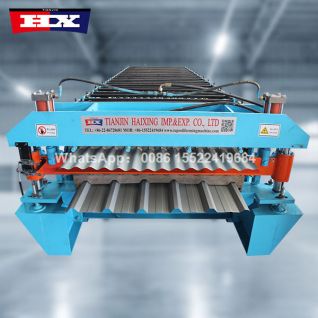 Máquina para hacer chapas de techo trapezoidales