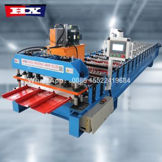 Maquina de zincado TR4 Perú chapa trapezoidal metálica