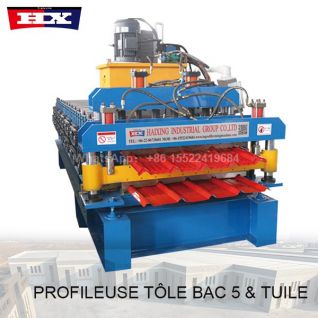 Machine a tole double couche